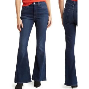 Women's Hudson Heidi Jeans Flare Leg Blue Size 31 Dark Wash